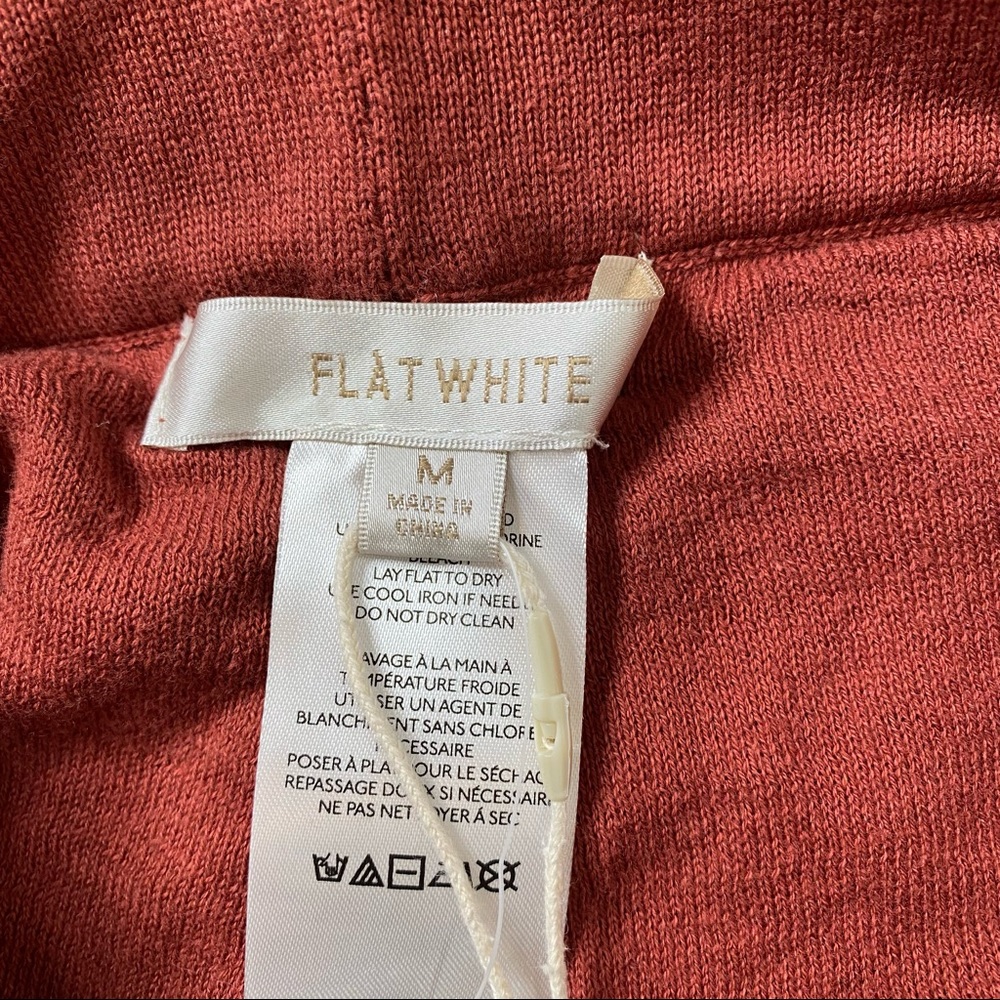 Anthropologie Wide-Leg Crochet Knit Pants in Terracotta - Picture 9 of 14